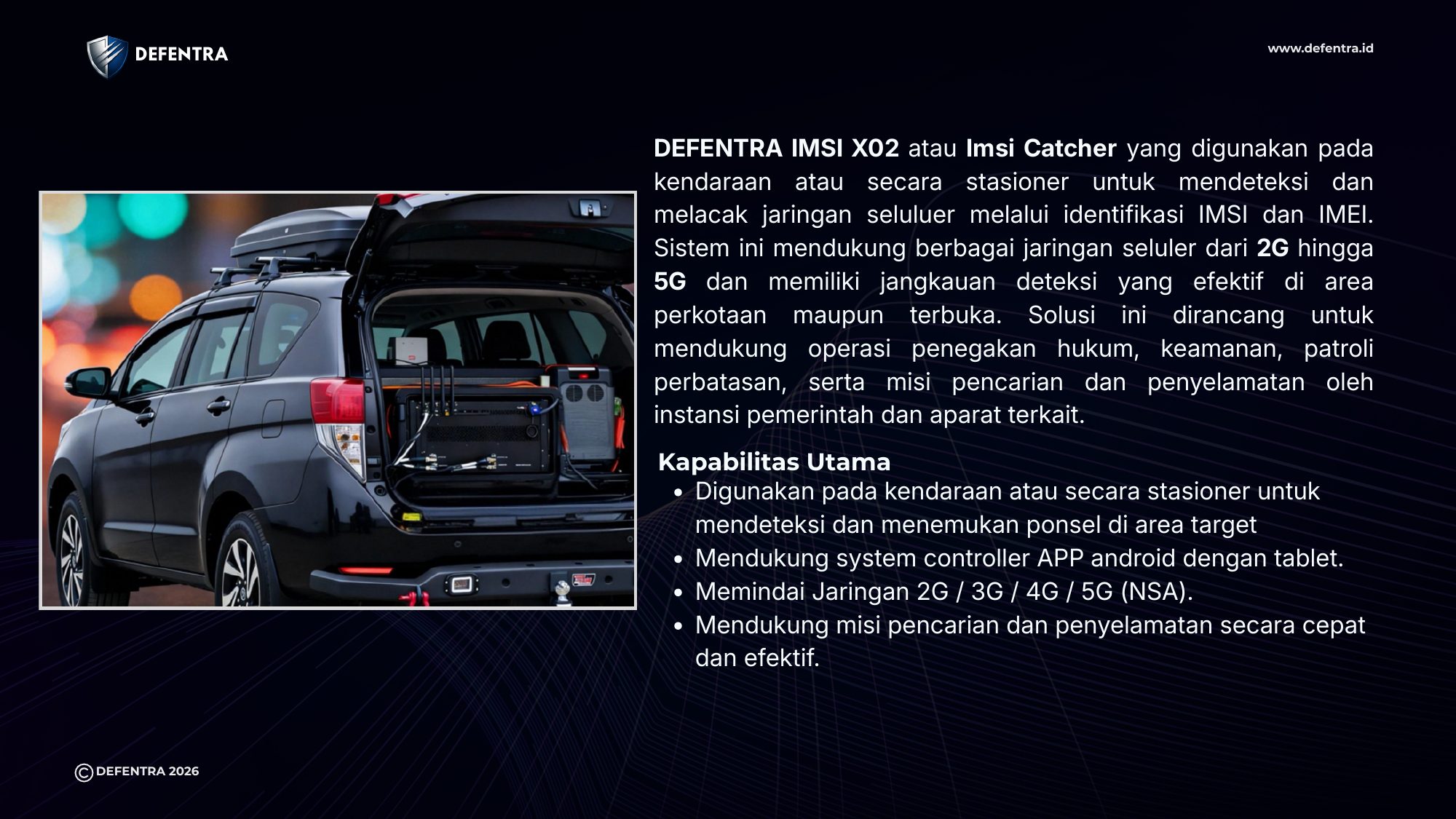 DEFENTRA IMSI X02